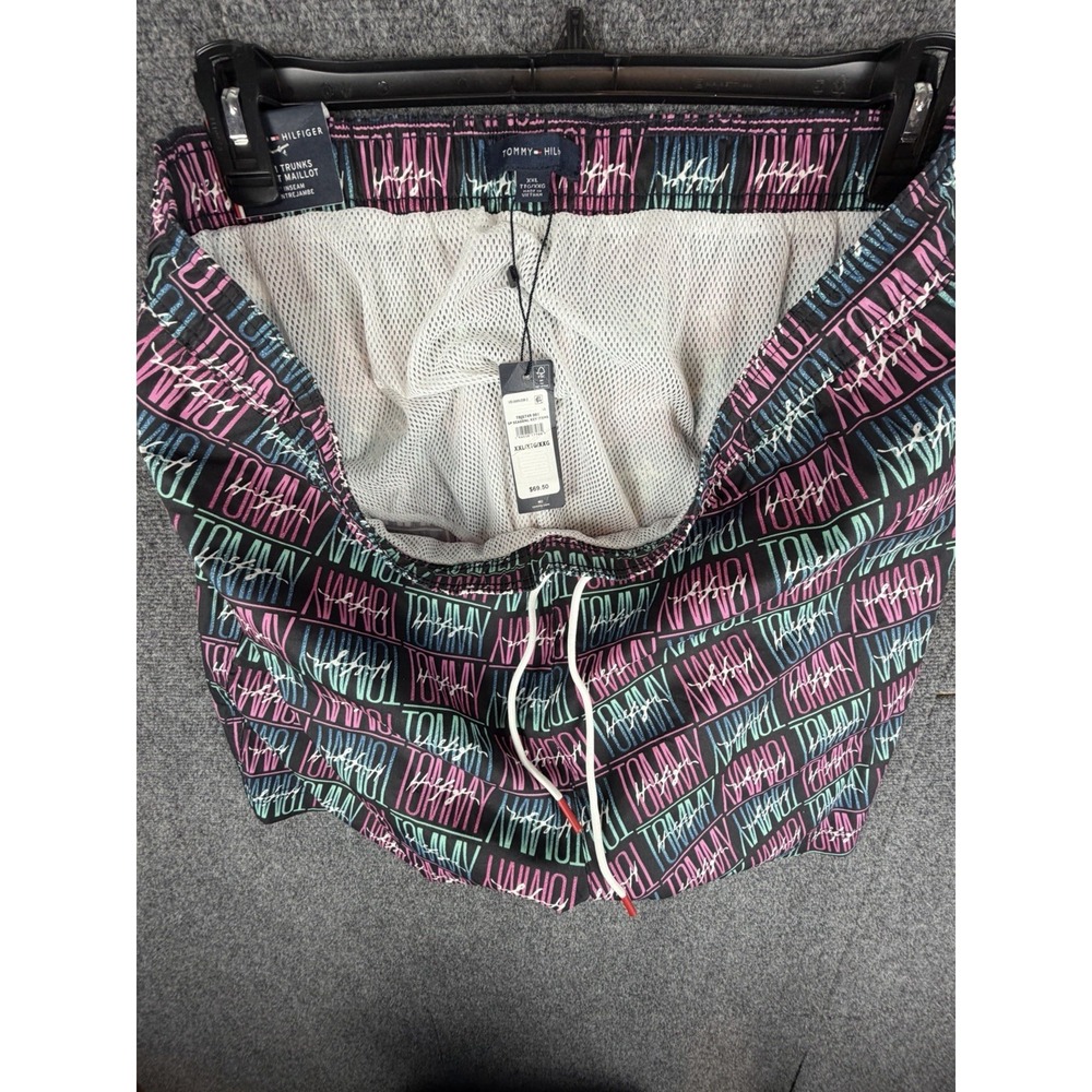 Tommy Hilfiger Men's Short Maillot Swim Trunks Miami Vice Tropical Colorful 2XL - Picture 3 of 13